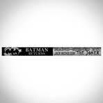 Batman Returns // Jack Nicholson Signed Die-Cast Batmobile// Custom Display