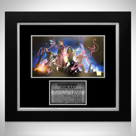 Guardians Of The Galaxy // Cast + Stan Lee Signed Photo // Custom Frame