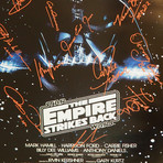 Empire Strikes Back // Cast Signed Poster // Custom Frame