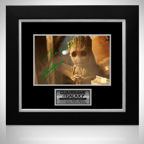 Baby Groot // Vin Diesel + Stan Lee Signed Photo // Custom Frame
