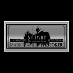 Joker Animated // Mark Hamill Signed Photo // Custom Frame