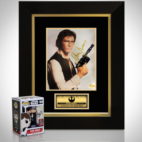 Han Solo // Harrison Ford Signed Memorabilia  (Signed Funko Pop Only)
