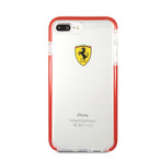 Transparent Shockproof Hard Case // iPhone SE/8/7 // Red