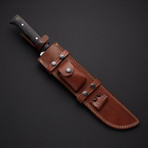 D2 Finger Groove Jungle Machete Knife