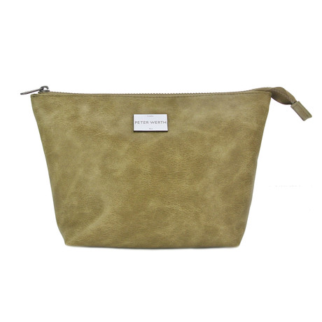 Verdon Vintage Wash Bag // Khaki