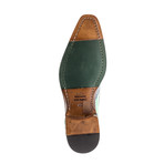 Veloce Wing-Tip Derby // Blue + Green (Euro: 41)