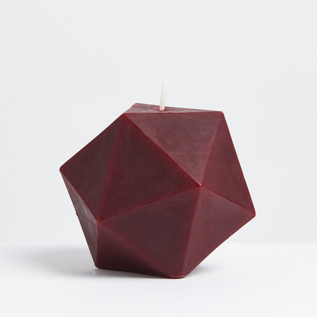 Pentagon Candle (Red)