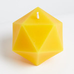 Pentagon Candle (Red)