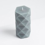 Argyle Candle (Red)