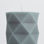Argyle Candle (Red)