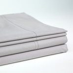 Organic Cotton Percale Sheet Set // Pebble Gray (Twin)