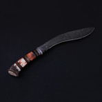 Damascus Kukri Knife // Bk0138-A