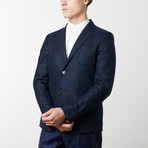 Solid Soft Wool Jacket // Navy (Euro: 58)