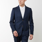 Micro Check Monaco Suit // Blue (Euro: 56)