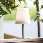 Checkmate No. 1 // Table Lamp // Silver