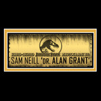 Jurassic Park // Sam Neill Signed Memorabilia (Signed Jeep Wrangler Custom Display Only)