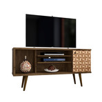 Marcy Mid-Century Modern 53.14" TV Stand (Black)