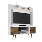 Marcy 63" Freestanding Entertainment Center (White)