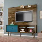 Marcy 70.87" Freestanding Entertainment Center (Rustic Brown)