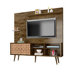 Marcy 70.87" Freestanding Entertainment Center (Rustic Brown)