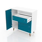 Marcy 4-Drawer Sideboard (White)