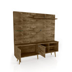 Marcy 70.87" Freestanding Entertainment Center (Rustic Brown)