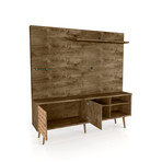 Marcy 70.87" Freestanding Entertainment Center (Rustic Brown)