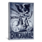 Bincham & Co. Bicycle Advertising Vintage Poster // Unknown Artist (18"W x 26"H x 0.75"D)