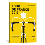 Tour de France 2017 Minimal Poster // Chungkong (26"W x 18"H x 0.75"D)