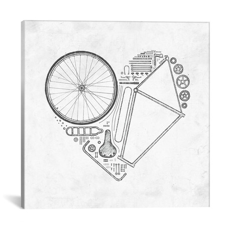 Love Bike // Florent Bodart (18"W x 18"H x 0.75"D)