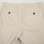 Cotton Pleated Casual Pants // Beige (Euro: 44)