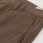 Cotton Blend Casual Pants // Dark Brown (Euro: 44)