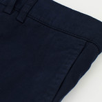 Cotton Blend Casual Pants // Oxford Blue (Euro: 50)