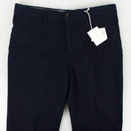 Cotton Blend Casual Pants // Oxford Blue (Euro: 50)