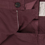Brunello Cucinelli // Cotton Casual Pants // Burgundy // Purple (Euro: 44)