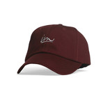 Underline Dad Hat // Maroon (Maroon)