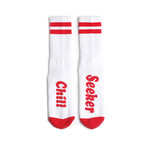 Seeker Type Socks // White (White)
