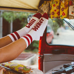 Seeker Type Socks // White (White)