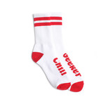 Seeker Type Socks // White (White)