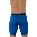 9" Boxer Brief // Polyester-Spandex // Royal Blue (XS)