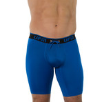 9" Boxer Brief // Polyester-Spandex // Royal Blue (XS)