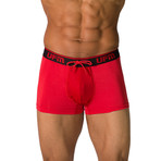 Bamboo 3" Trunks // Red (S)