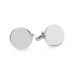 Round Cufflinks // Metallic