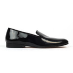 Patent Leather Slip-On Loafers // Black Patent (US: 6)
