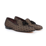 Slip-On Fashion Dress Shoes // Black + Tan (US: 6)