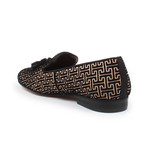 Slip-On Fashion Dress Shoes // Black + Tan (US: 6)