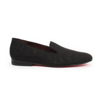Textured Slip-On Loafers // Black (US: 8)