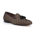 Slip-On Fashion Dress Shoes // Black + Tan (US: 6)