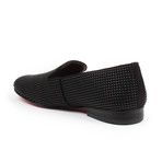 Textured Slip-On Loafers // Black (US: 6)