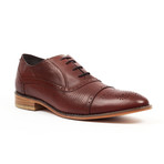 Fashion Cap Toe Oxford Dress Shoes // Dark Brown (US: 6)